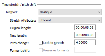 G Major 117 - 1st audio 
+4.000 pitch
Elastique Efficient